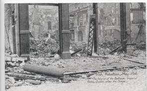 9.The remains of the Ballroom Imperial Hotel Dublin after the siege.