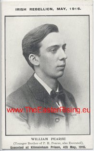 Postcard Irish Rebellion William Pearse  