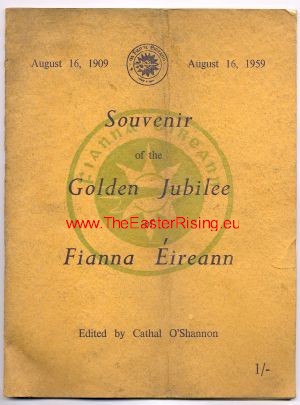 Souvenir of The 1959 Golden Jubilee of the founding of Fianna Eireann