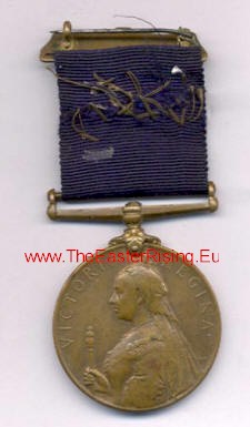Royal Visit To Ireland 1900 Medal Back