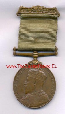 The 1903 Visit To Ireland Medal Back